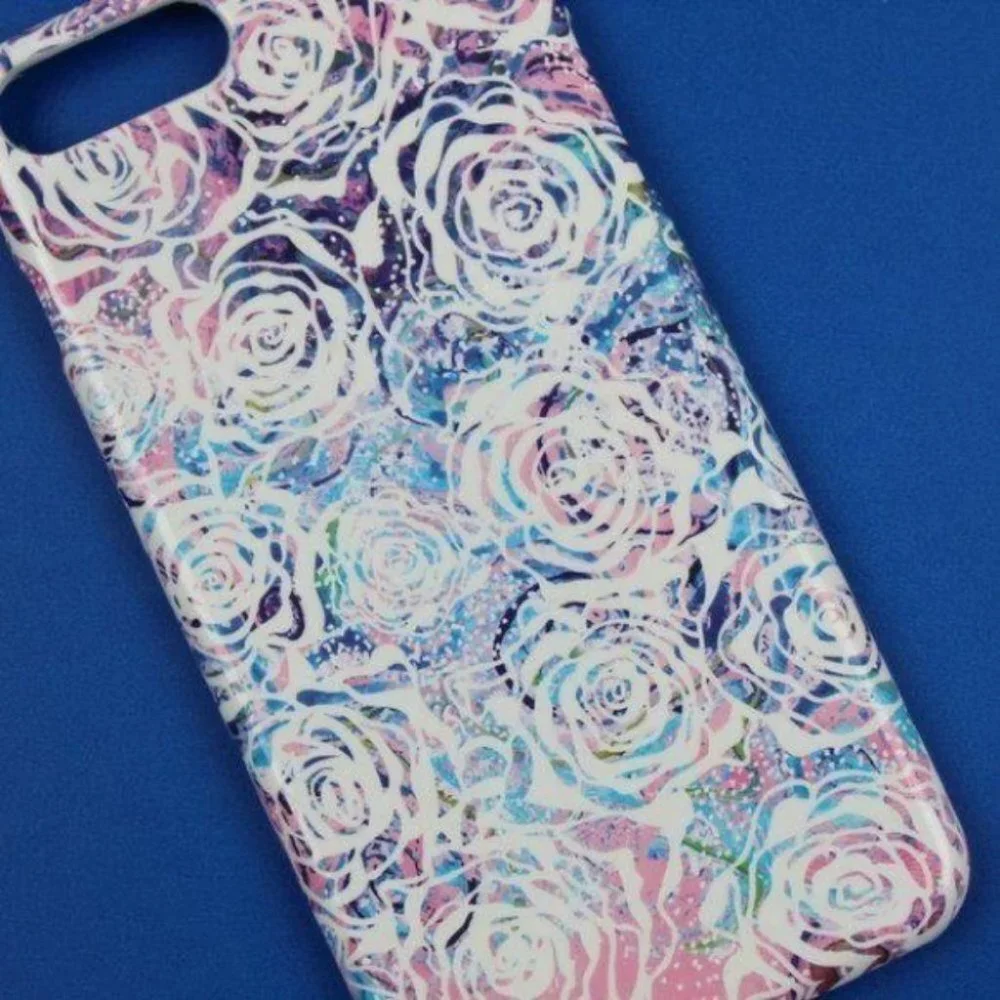 iPhone XR tpu gold stamp pattern case